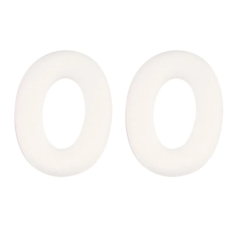 1 Pair Earpad Silicone Sleeve Soft Cover for Sony WH-CH720N Headphone - White