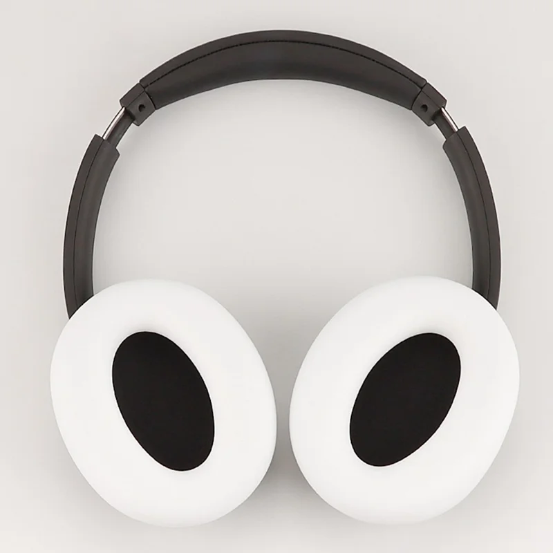 1 Pair Earpad Silicone Sleeve Soft Cover for Sony WH-CH720N Headphone - White