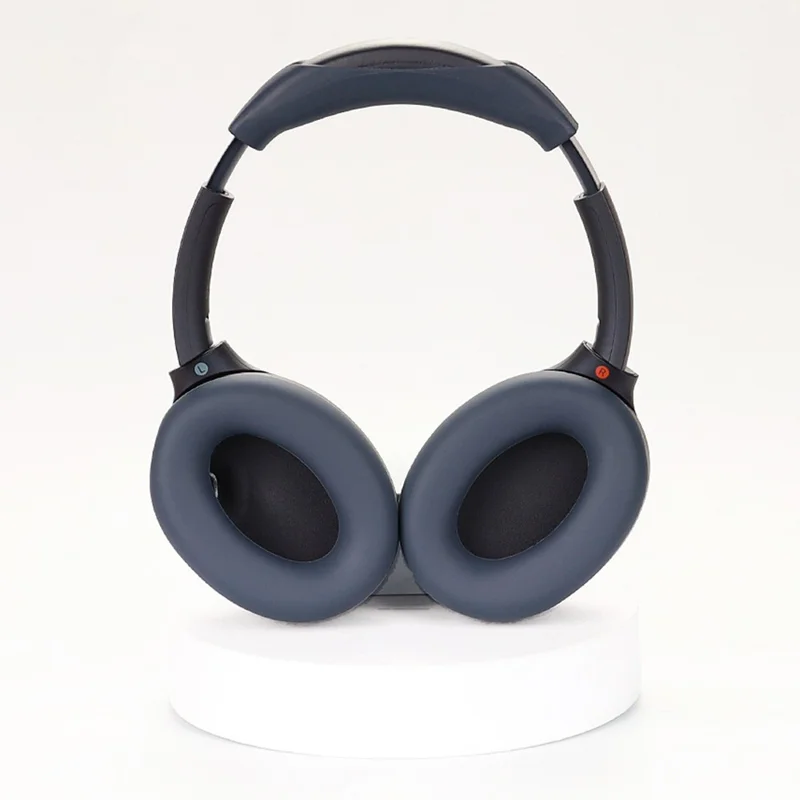 1 paio di custodie per cuscinetti auricolari in silicone con 1 copertura per archetto per cuffie Sony WH-CH720N - Blu scuro