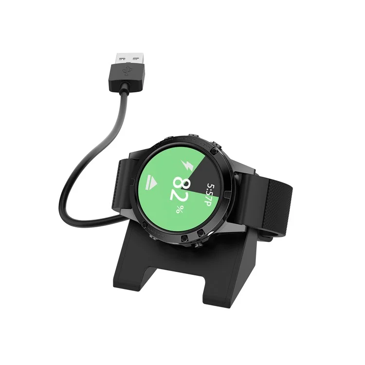 Cargador portátil para reloj inteligente Garmin Fenix 7 / 6 / 5 con soporte de carga inteligente y cable de carga (con chip de protección contra sobrecarga)