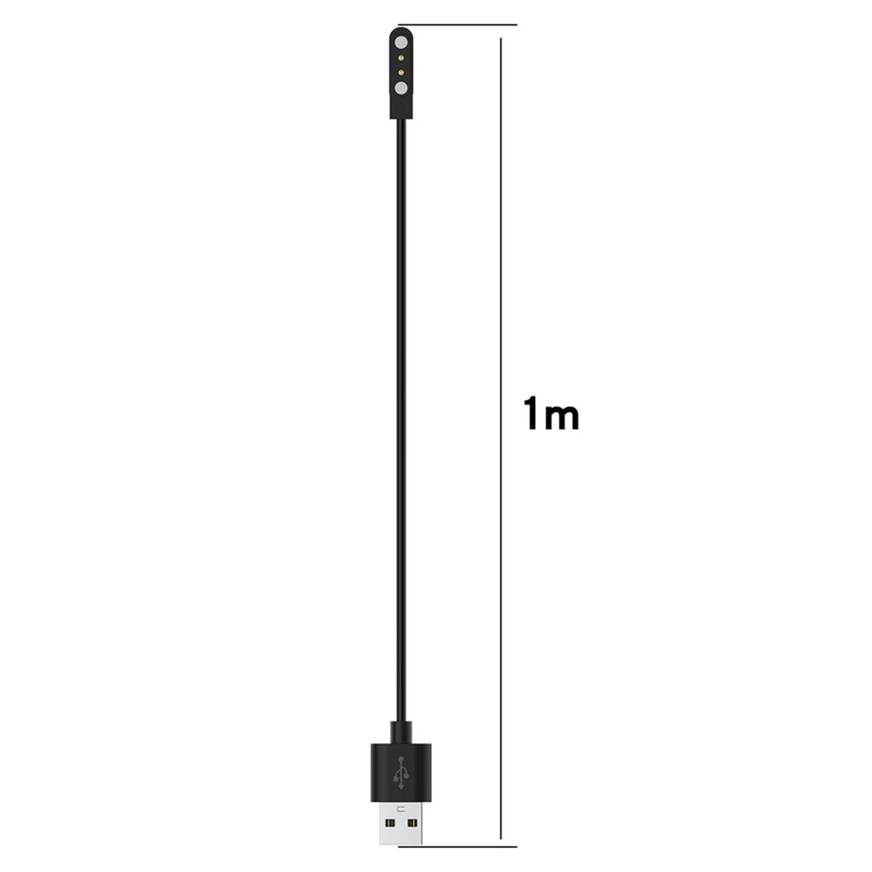 Magnetic Charging Cable for Kieslect Smart Watch K10 / K11 Charger Portable 1m Charging Cord