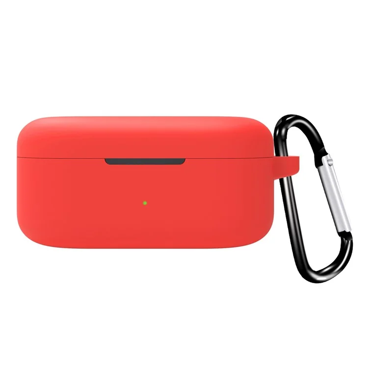 For OnePlus Buds Ace Anti-scratch Silicone Sleeve Bluetooth-compatible Headset Charging Case Protective Cover - Red