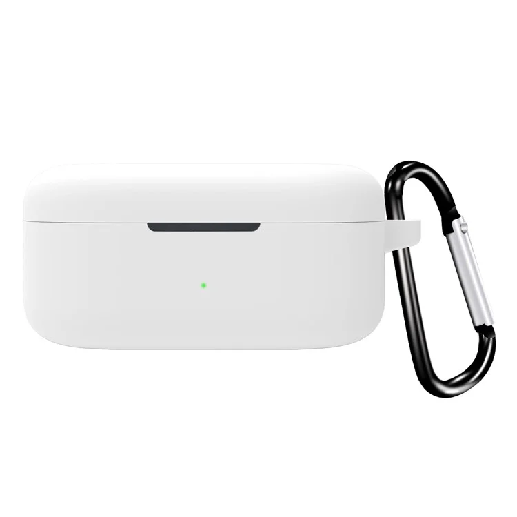 For OnePlus Buds Ace Anti-scratch Silicone Sleeve Bluetooth-compatible Headset Charging Case Protective Cover - White