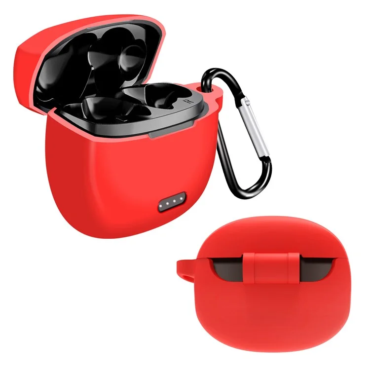 For Boat Airdopes 170 Silicone Case Bluetooth-compatible Headset Charging Case Cover - Red