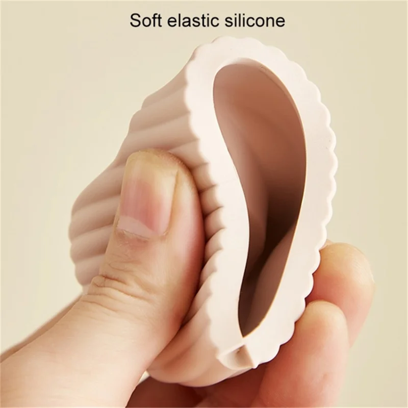 Charger Stand for Apple Watch Wave Texture Silicone Dock Holder Desk Stand Charging Station Dock Holder - Grey