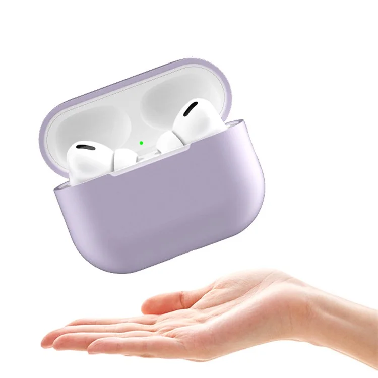 Per AirPods Pro 2 Earphones Case Full Protective Silicone Shockproof Cover with Strap / Ear-Tip - Viola