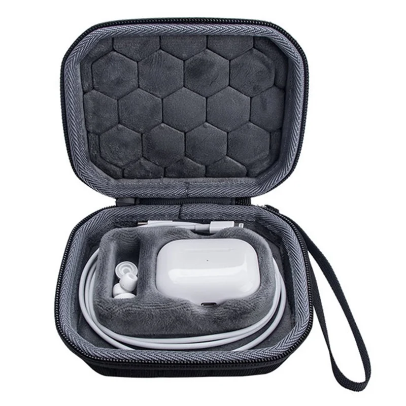 For Airpods Pro / Airpods Pro 2 EVA Storage Case Bluetooth-compatible Earphone Zipper Shockproof Storage Bag