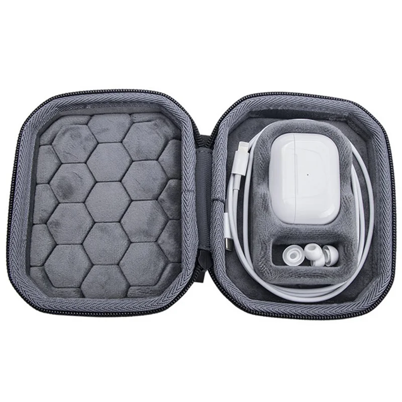 For Airpods Pro / Airpods Pro 2 EVA Storage Case Bluetooth-compatible Earphone Zipper Shockproof Storage Bag