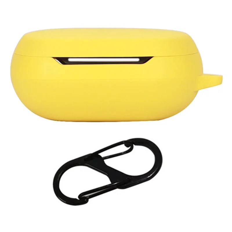 For EDIFIER NeoBuds Pro2 Silicone Case Bluetooth-compatible Earphone Charging Bin Anti-scratch Sleeve with Buckle - Yellow