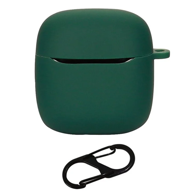 Para JBL TOUR PRO+TWS Fone de Ouvido Bluetooth Anti-queda Manga Protetora de Silicone com Fivela - Verde Escuro