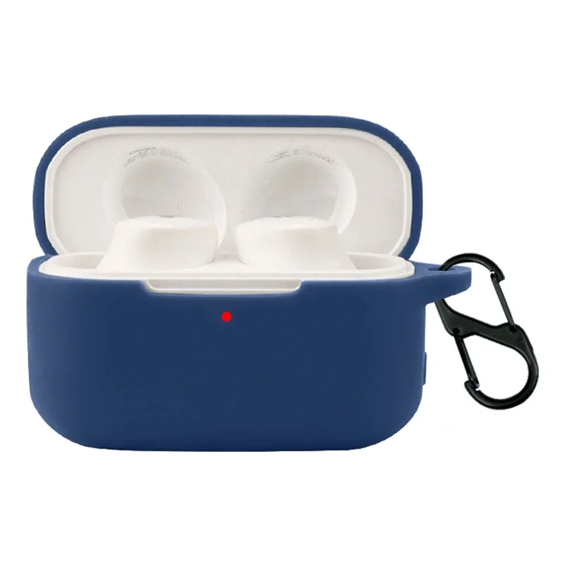 For EDIFIER TWS1 ANC Bluetooth-compatible Earphone Silicone Case Anti-drop Earbud Cover with Buckle - White