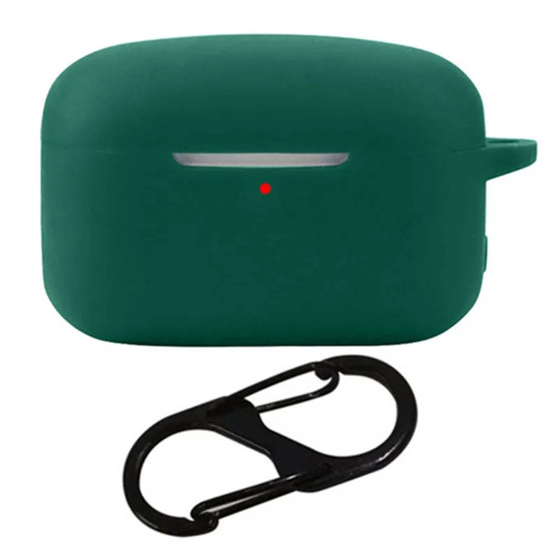 For EDIFIER TWS1 ANC Bluetooth-compatible Earphone Silicone Case Anti-drop Earbud Cover with Buckle - Blackish Green