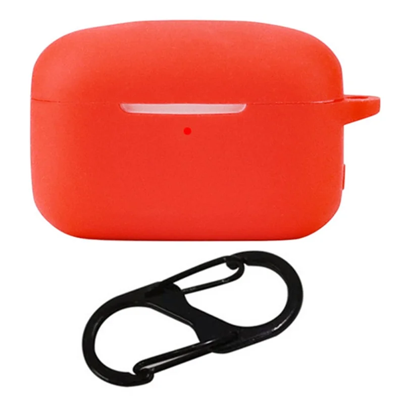 For EDIFIER TWS1 ANC Bluetooth-compatible Earphone Silicone Case Anti-drop Earbud Cover with Buckle - Red