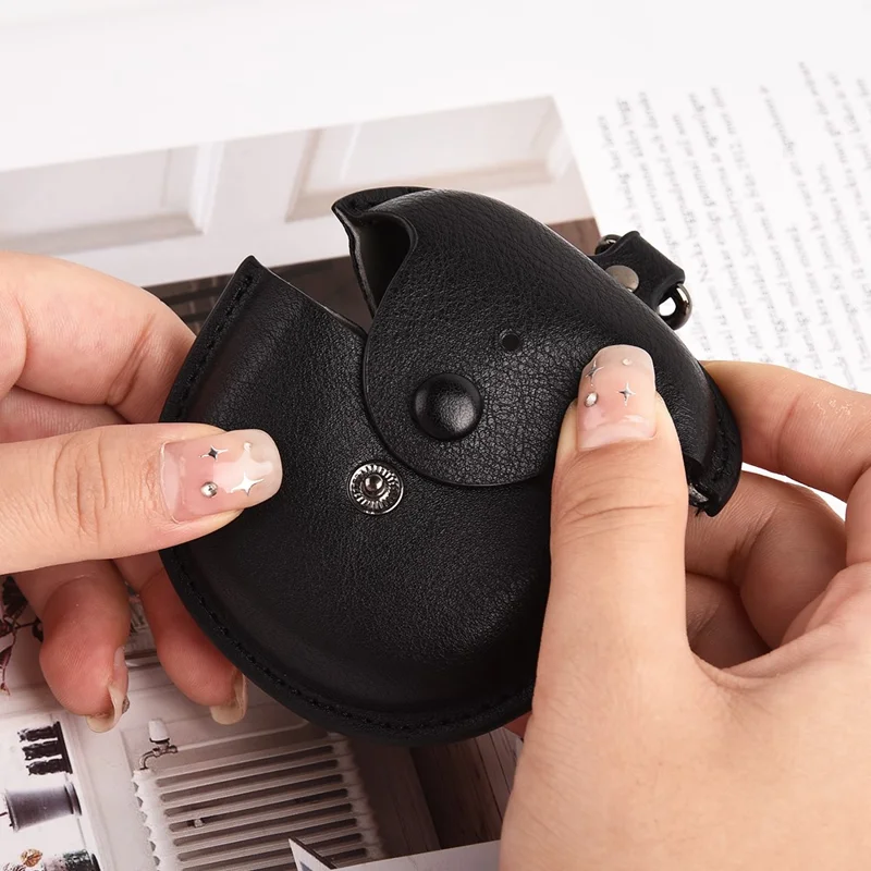 PU Leather Case for Bose QuietComfort Earbuds II Bluetooth-compatible Earphone Drop-proof Cover with Key Holder - Yellow