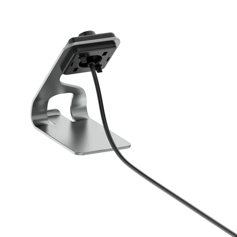 For Amazfit T-Rex Ultra A2142 Metal Watch Charger Magnetic Absorption Charging Dock with 1.5m USB Cable - Grey