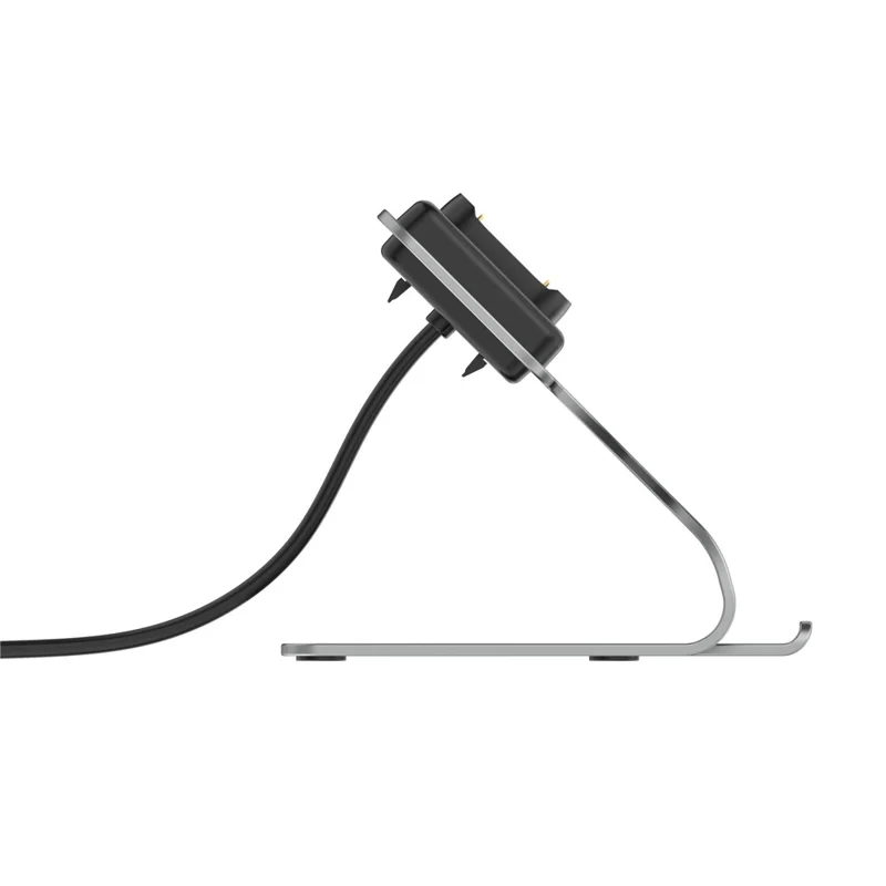 For Amazfit T-Rex Ultra A2142 Metal Watch Charger Magnetic Absorption Charging Dock with 1.5m USB Cable - Grey