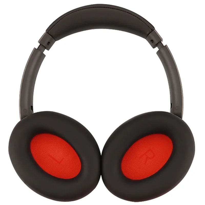 1 Pair For 1MORE Sonoflow Wireless Bluetooth-compatible Headphone Earpad Silicone Protective Case - Black