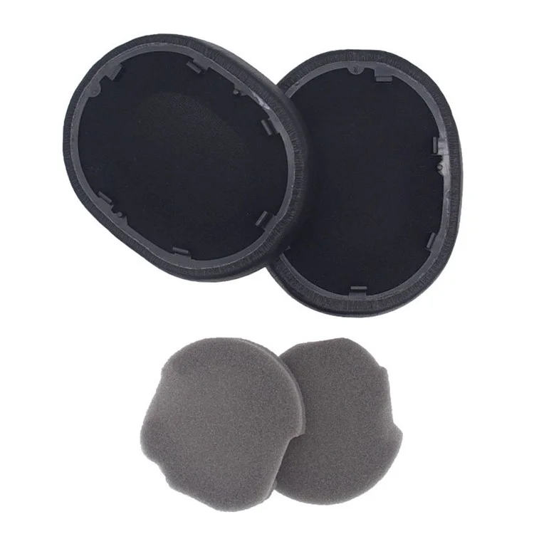 1 Pair For Sony WH-1000XM5 Replacement Earpad Headphone Silicone Ear Cap with Crowbar - Black