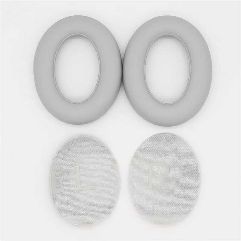 1 Pair Silicone Ear Cap for Bose NC700 Replacement Headphone Earpad with Crowbar - White