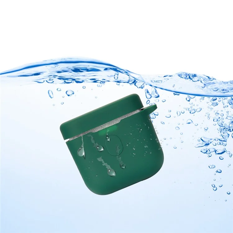 Protection Cover for Bowers & Wilkins PI7 , Headset Silicone Case Wireless Headphone Sleeve with Buckle - Blackish Green