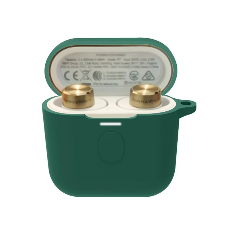 Protection Cover for Bowers & Wilkins PI7 , Headset Silicone Case Wireless Headphone Sleeve with Buckle - White