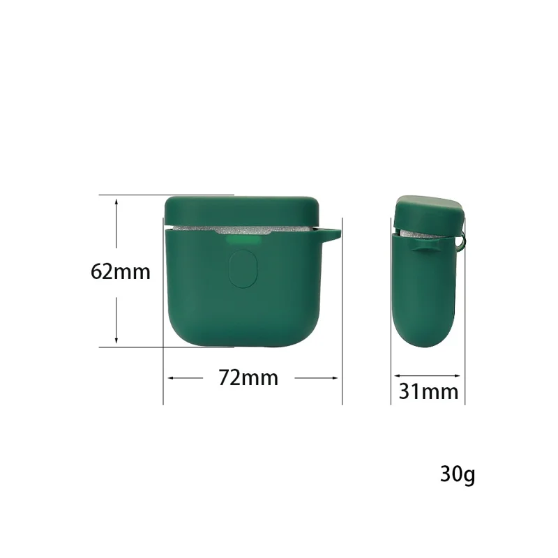 Protection Cover for Bowers & Wilkins PI7 , Headset Silicone Case Wireless Headphone Sleeve with Buckle - White