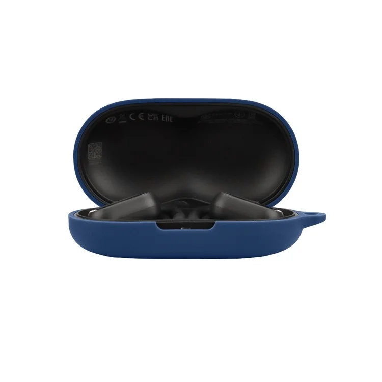 Capa de Proteção para 1MORE S30 Fone de Ouvido Bluetooth, Capa de Silicone para Headset sem Fio com Fivela - Azul Escuro