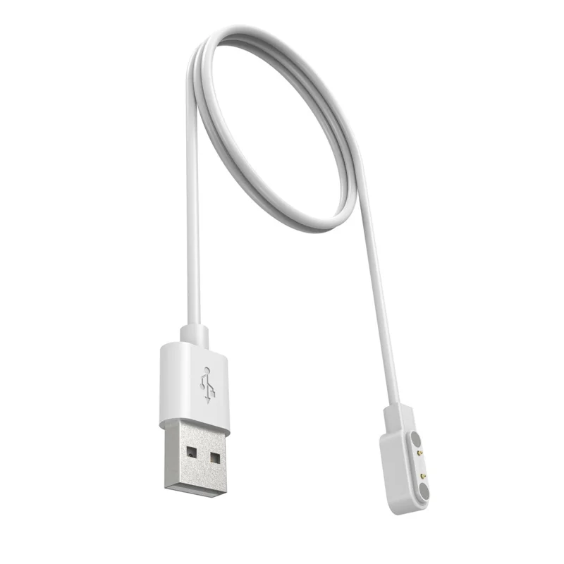 For Imilab W02 Smart Watch Charger Magnetic Watch USB Charging Cable Cord - White