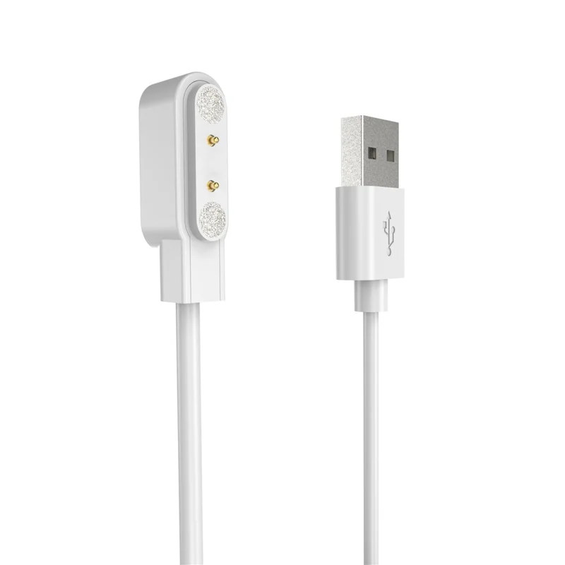 For Imilab W02 Smart Watch Charger Magnetic Watch USB Charging Cable Cord - White