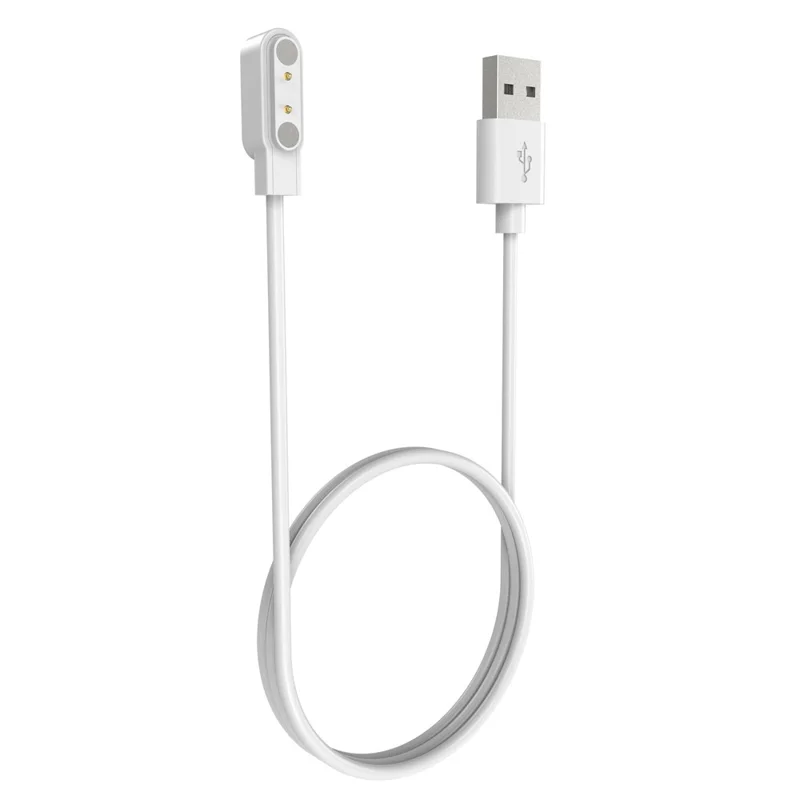 For Imilab W02 Smart Watch Charger Magnetic Watch USB Charging Cable Cord - White