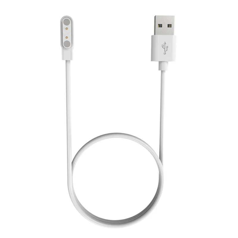 For Imilab W02 Smart Watch Charger Magnetic Watch USB Charging Cable Cord - White