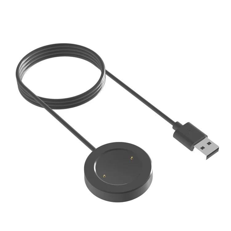 For Honor Watch 4 Cargador USB de Reloj Magnético Dock de Carga - Negro
