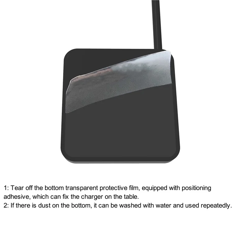 Soporte de Carga Magnético para Huawei Band 8 / Band 8 NFC, Base de Carga de Mesita de Noche con Cable USB de 100cm