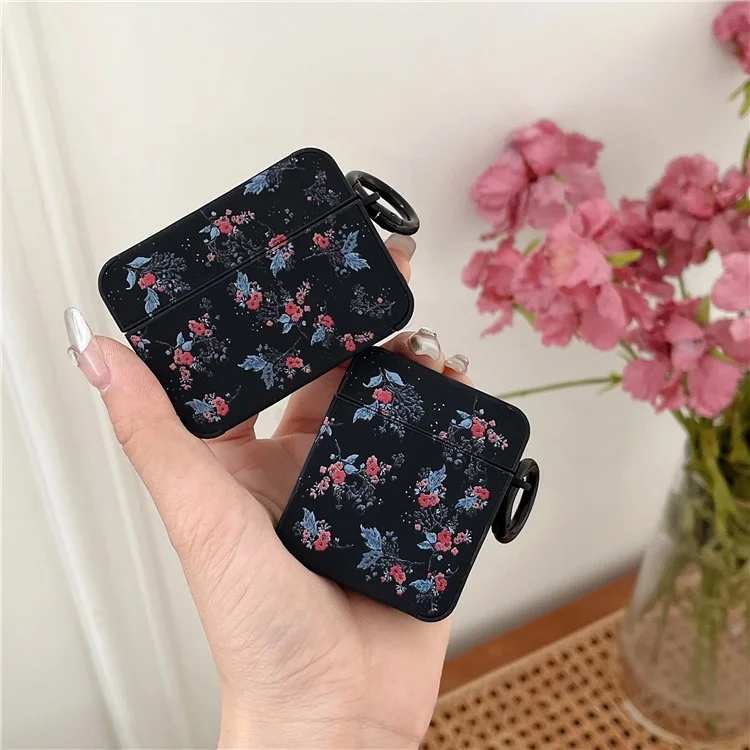 Étui pour écouteurs Apple AirPods avec boîtier de charge (2016) / (2019) / AirPods avec boîtier de charge sans fil (2019) Housse en cuir+TPU pour écouteurs