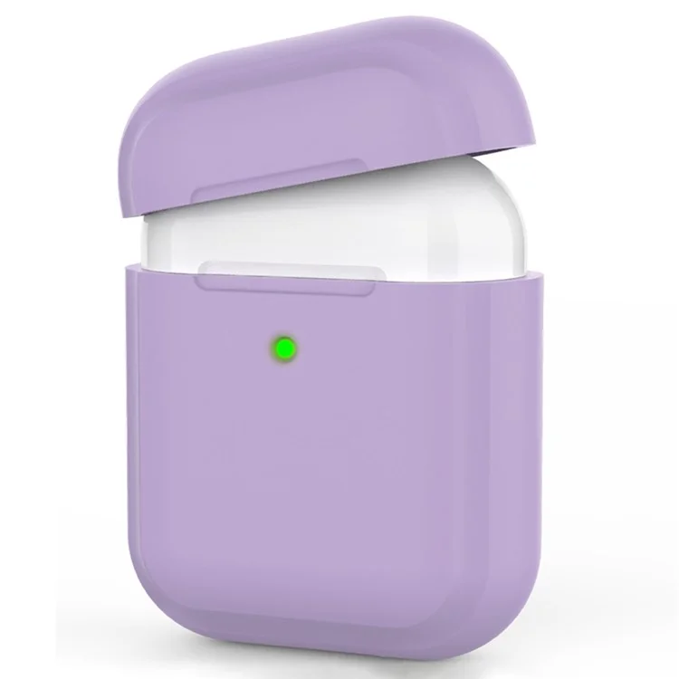 AHASTYLE PT88 Custodia in silicone per AirPods con custodia di ricarica (2016) / (2019) / AirPods con custodia di ricarica wireless (2019) Custodia per auricolari - Viola