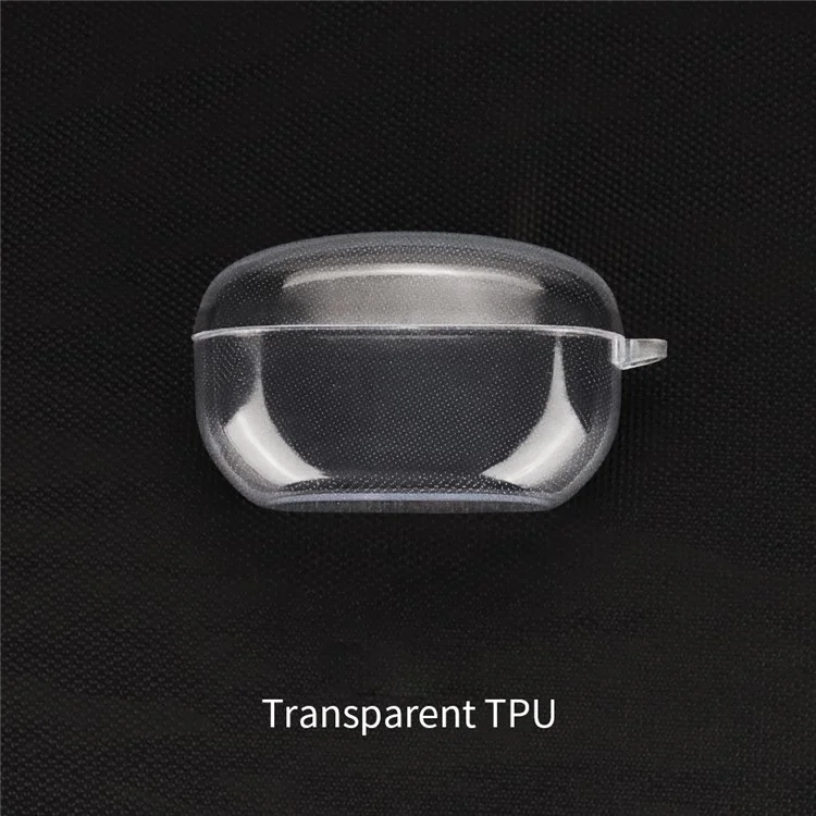 Pour Sony WF-1000XM5 Étui de protection de chargeur d'écouteurs Clear Bluetooth TPU avec boucle
