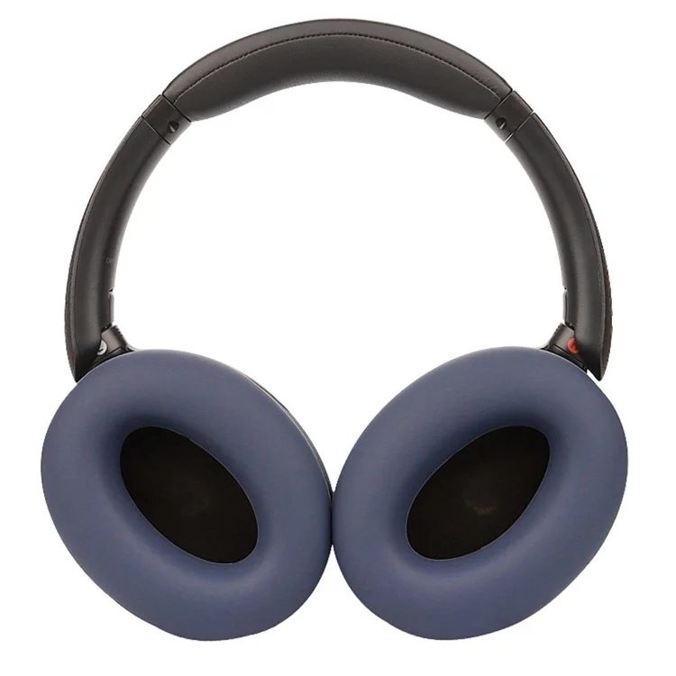 Para Sony WH-XB910N 1 par de funda de silicona flexible para auriculares - Azul oscuro