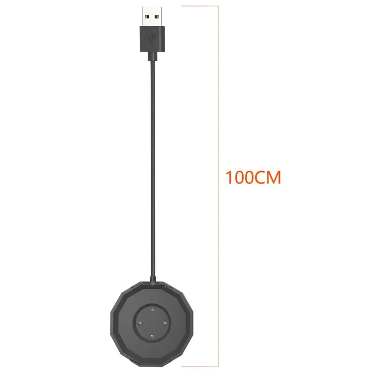 Cavo di ricarica magnetico da 1m per la base di ricarica Jeep F-X3 JP-SW011-S Smart Watch
