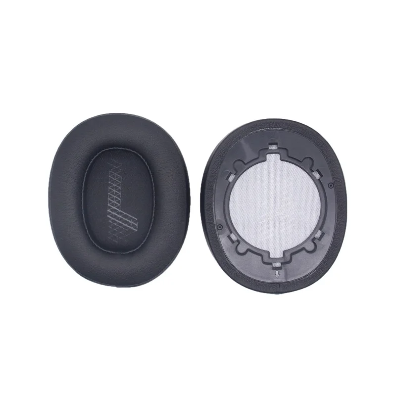 1 Pair Headphone Earpads for JBL LIVE 500BT, Replacement Soft Protein Leather Earphone Ear Cushion Pad - Black