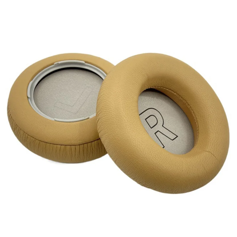 JZF-413 1 Pair For B&O BeoPlay H9 3rd GEN Soft Sheepskin Leather + Sponge Headphone Earpads Cushions - Khaki