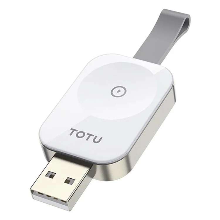TOTU Zinc-Serie für Apple Watch Tragbares kabelloses Ladegerät Smart Watch Magnetisches Ladedock - USB-A-Stecker