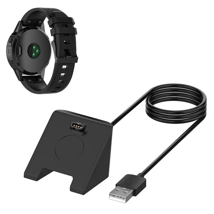 Pour Garmin Venu 3 / Venu 3S / Instinct 2X / Vivoactiv 5 Dock de Chargement USB Chargeur de Montre avec Fonction de Données