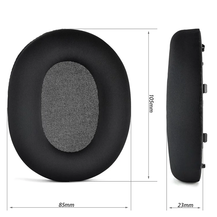 1 par de almohadillas para auriculares Sony INZONE H9 / H7 / WH-G900N, almohadillas de oreja mejoradas con tela de seda helada para mayor comodidad