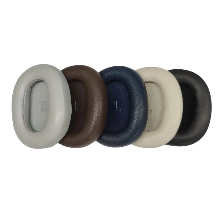 1 Pair Lambskin Earpads for Bang & Olufsen Beoplay H95 ANC , Magnetic Headset Earmuff Noise Isolation Ear Cushions - Black