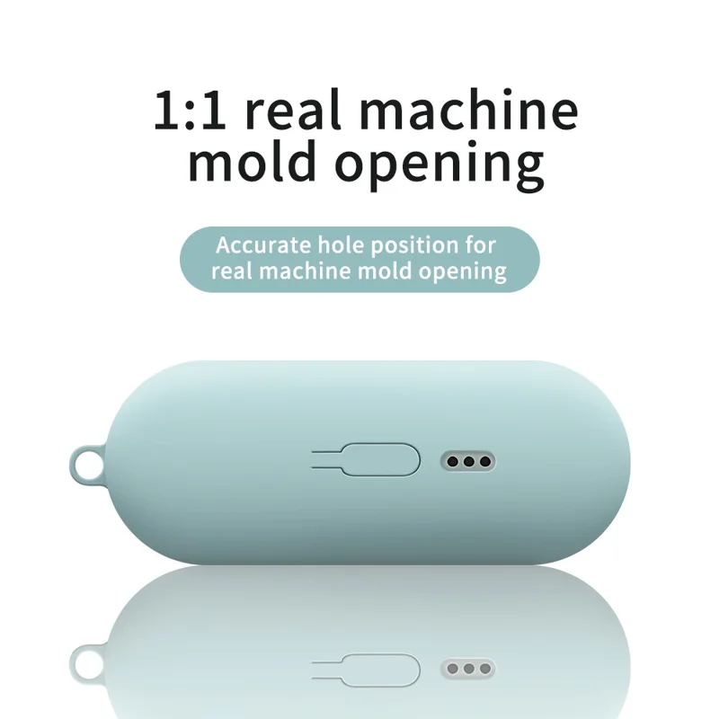 Para Huawei FreeBuds Pro 3 Funda de Silicona Anti-caída Funda para Auricular con Mosquetón - Blanco