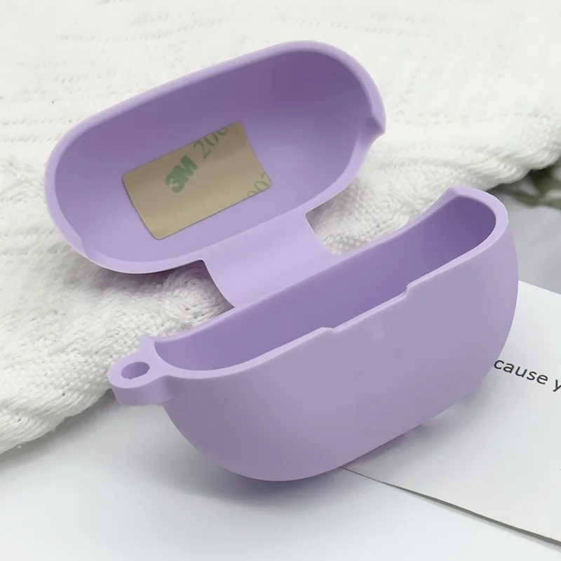 Para Huawei FreeBuds Pro 3 Funda de Silicona Anti-caída Funda para Auricular con Mosquetón - Blanco