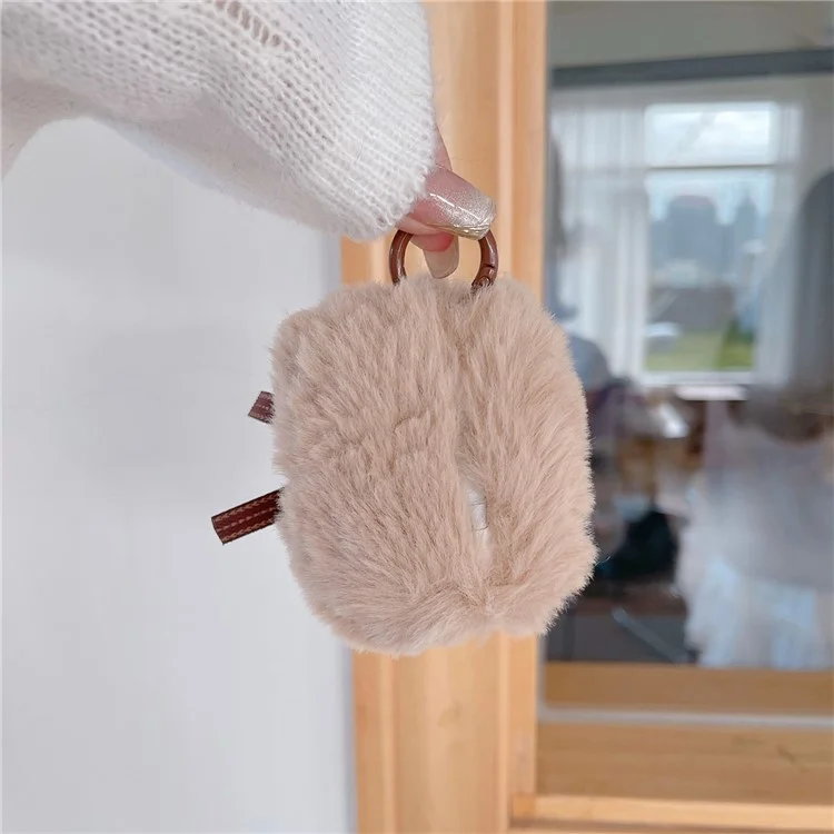 Per AirPods Pro 2 Lovely Bowknot Decor Bluetooth Earphone Case Soft Plush Protective Cover