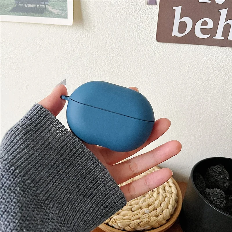 For Huawei FreeBuds Pro 3 Bluetooth Earphone PC Case Charging Bin Sleeve Matte Design Cover - Dark Blue