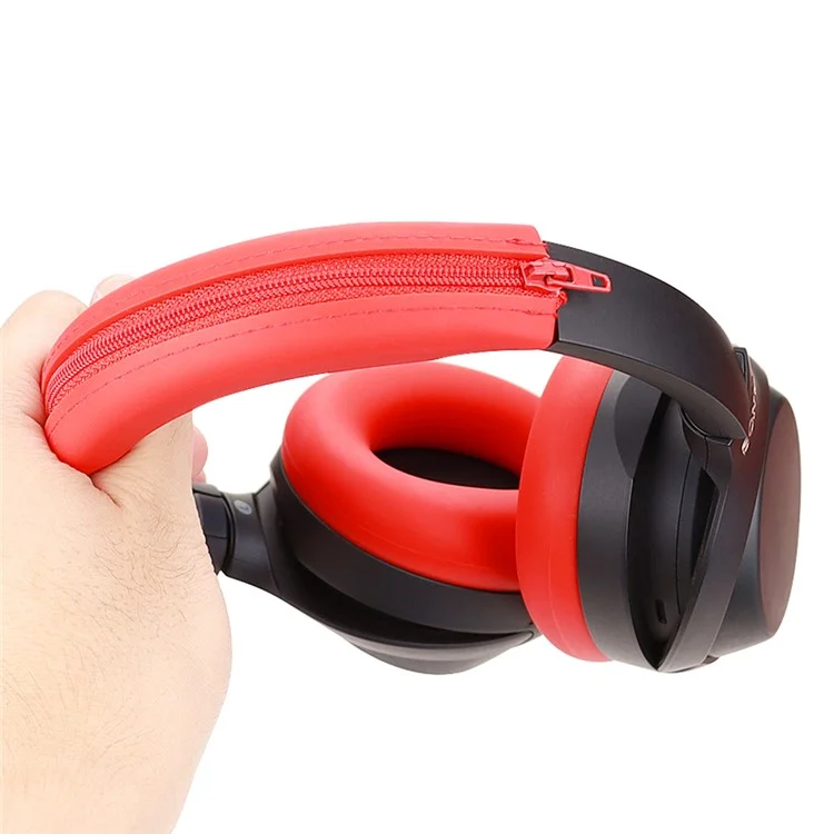 For Sony WH-1000XM3 / XM4 Headphone Head Beam Cover Soft Silicone Protective Head Beam Sleeve - Red