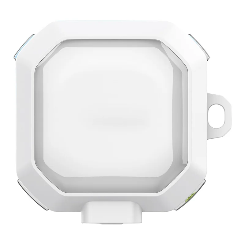 For Samsung Buds Live / Buds 2 / Buds Pro / Buds 2 Pro Charging Case Cover Bluetooth-compatible Headset TPU+PC Protective Case - White